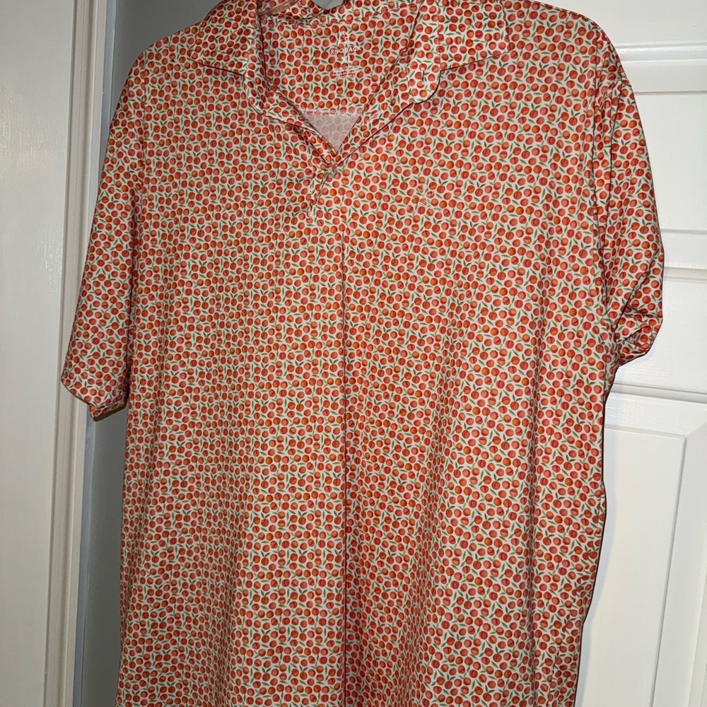 Discontinued Georgia Peach RHOBACK polo